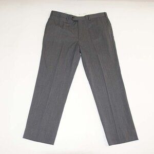 Brooks Brothers Men's Madison Fit Dress Pants 40 x 30 Medium Gray Wool Slacks